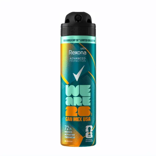 1000044134-806054 اسپری ضد تعریق مردانه رکسونا Rexona WE ARE 26 ماندگاری 72 ساعته 150 میل - Image 1