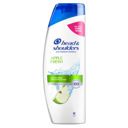 4902430408011_80840513_IN_PACKAGE_FRONT_10_ شامپو ضد شوره هد اند شولدرز Head & Shoulders رایحه سیب 300 میل - Image 1