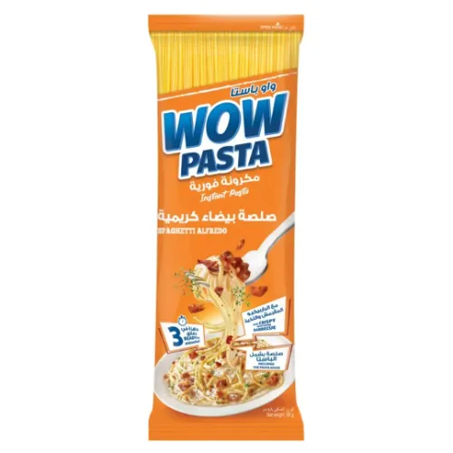 8996001526286 پاستا فوری 3 دقیقه ای واو پاستا Wow Pasta با طعم آلفردو 88 گرم - Image 1