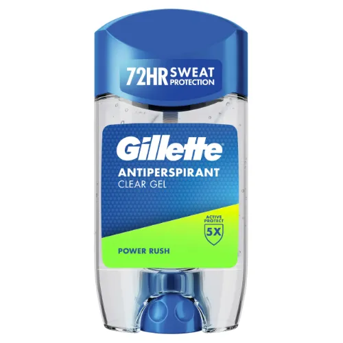 Gillette-Power-Rush-Antiperspirant-70-ml استیک ژلهای ضد تعریق مردانه ژیلت Gillette Power Rush رایحه خنک 70 میل - Image 1