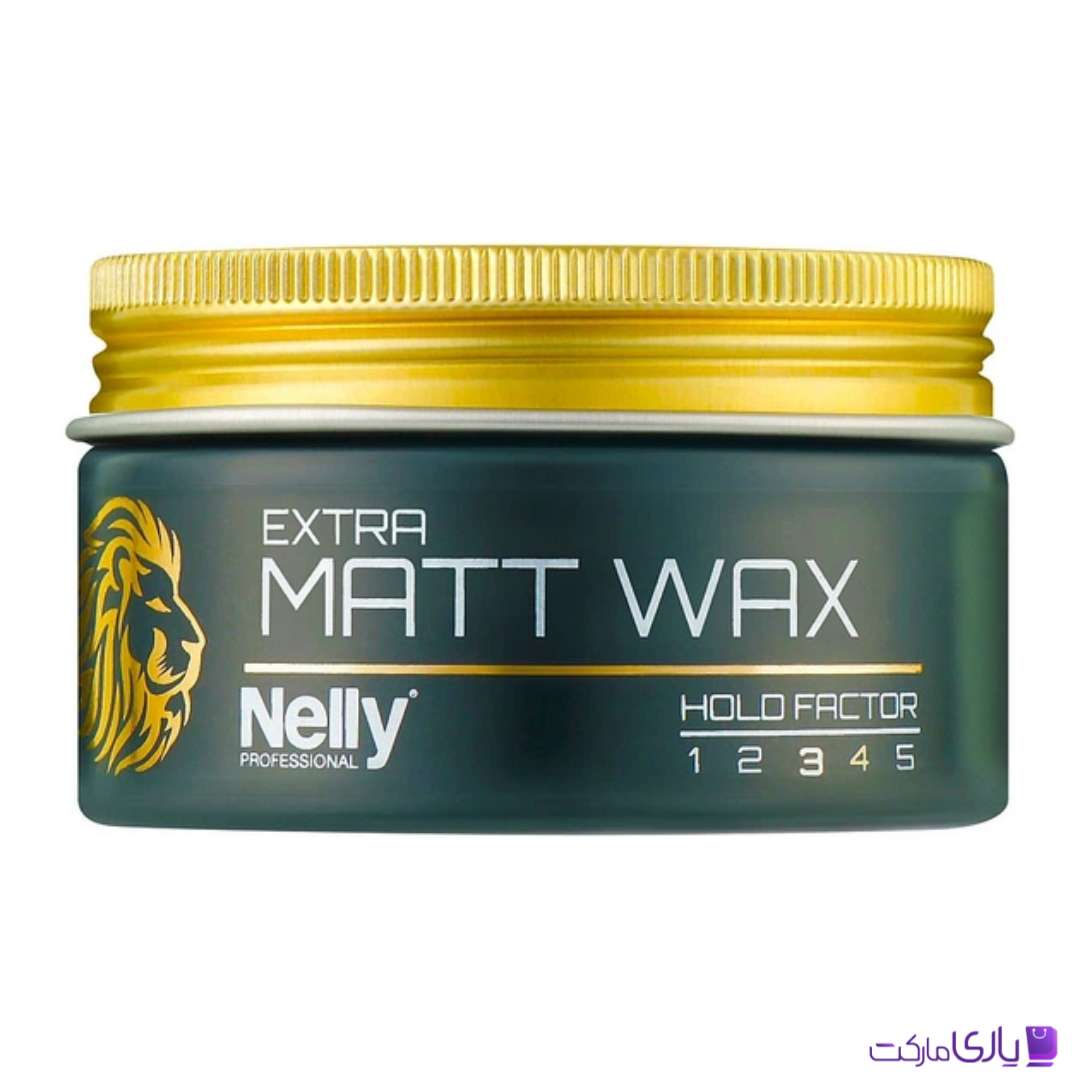 Nelly-Professional-Extra-Matt-Wax-Strong-Matte-Hair-Wax واکس مو مات قوی نلی پروفشنال مدل Extra Matt Wax حجم 100 میل - Image 1