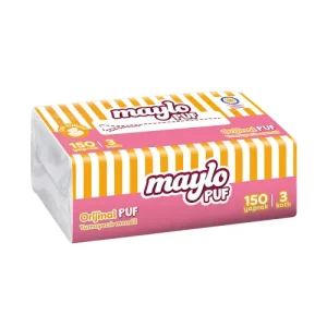 دستمال کاغذ مایلو Maylo Puf سه لایه 150 عددی