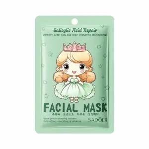 ماسک ورقه‌ای صورت سادور SADOER salicylic Acid ضد جوش سالیسیلیک اسید 25 گرم