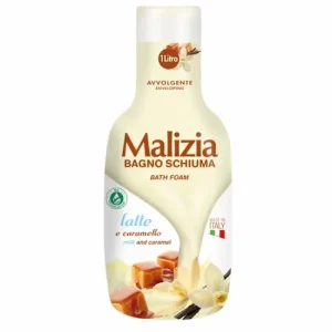 شامپو بدن مالیزیا MALIZIA LATTE e CARAMELLO با رایحه شیر و کارامل 1000 میل
