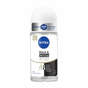 رول ضدتعريق زنانه نیوآ NIVEA BLACK & WHITE با رایحه ملایم و دلنشین 50 میل