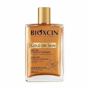 روغن شاین دار بیوکسین Bioxin Gold On Skin مناسب صورت و مو و بدن 100 میل