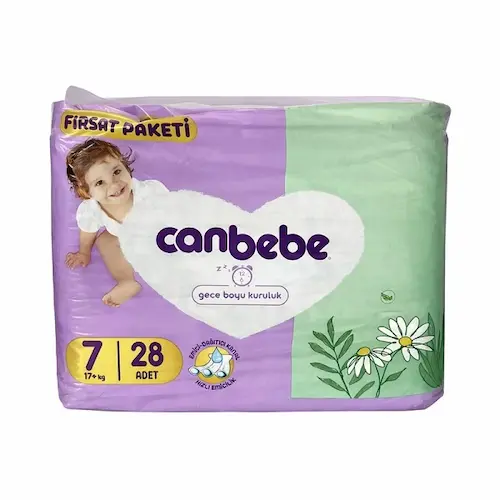 44f434b92c611fa44f5b3e2d26e657e5fe921495_1780659726 پوشک بچه جان ببه can bebe first paketi سایز 7 بسته های 28 عددی - Image 1
