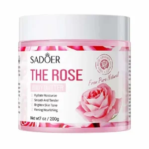 کره بدن سادور SADOER The Rose با رایحه رز 200 گرم