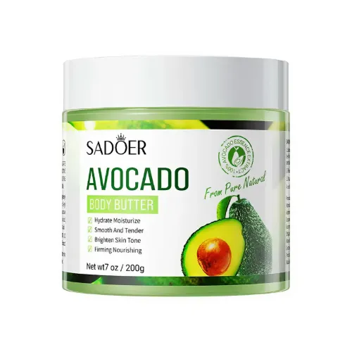 53cde6b5b65fbd0a57c8c1d86154ed8eda421304_1742120075 کره بدن سادور SADOER AVOCADO با رایحه آووکادو 200 گرم - Image 1