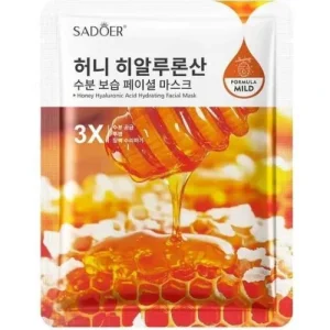 ماسک ورقه ای بیوآکوا BIOAQUA Honey حاوی هیالورونیک اسید 25 گرم