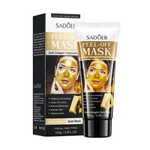 ماسک کلاژن سادور SADOER peel-off حاوی ورقه طلا 100 گرم