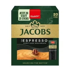قهوه فوری جاکوبز اسپرسو JACOBS Espresso بسته 20 عددی