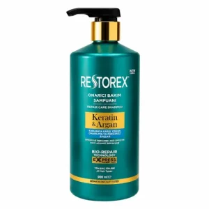 شامپو ترمیم کننده مو رستورکس RESTOREX Keratin & Argan موهای آسیب دیده 900 میل