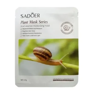 ماسک ورقه ای بیوآکوا BIOAQUA Plant Series حاوی حلزون 25 گرم