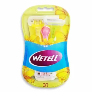 خودتراش زنانه 3 تیغه ویتل Wetell بسته ۳ عدد + سری یدک