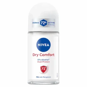رول ضدتعريق زنانه نیوآ NIVEA Dry Comfort ماندگاری 72 ساعته و فاقد الکل 50 میل