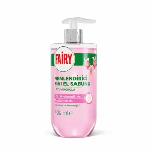 صابون مایع مرطوب‌کننده فیری Fairy با رایحه گل لیلیوم 400 میل