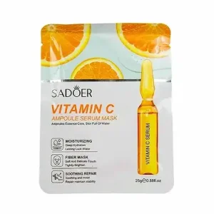 ماسک ورقه‌ای صورت سادور SADOER VITAMIN C حاوی ویتامین سی 25 گرم