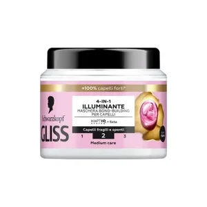 ماسک مو 4 در 1 گلیس GLISS Illuminating موهای آسیب دیده 400 میل