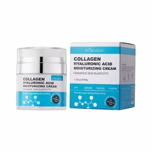 کرم مرطوبکننده کرمسیک KÕRMESIC COLLAGEN HYALURONIC ACID مناسب پوست خشک و حساس 50 گرم