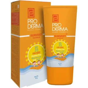 کرم ضد آفتاب کودکان پرودرما PRODERMA SPF35 مناسب انواع پوست 40 میل