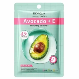 ماسک ورقه‌ای صورت سادور SADOER Avocado + E حاوی ویتامین E و عصاره آووکادو 25 گرم