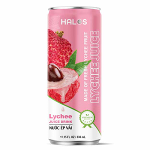 نوشیدنی آبمیوه ویتنامی هالوس Halos Lychee با طعم لیچی 330 میل تاریخ 2026/07/15