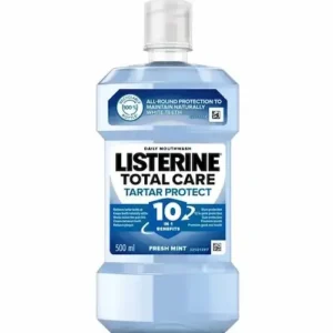 دهان‌شویه لیسترین Listerine Total Care Tartar Protect با طعم نعناع تازه 500 میل