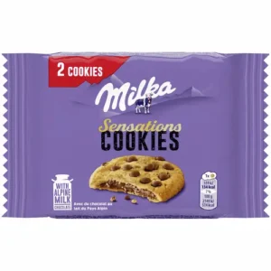 کوکی میلکا Milka Sensations COOKIES با تکه های شکلات 52 گرم