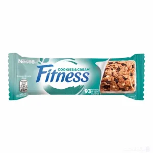 انرژی بار رژیمی فیتنس fitness Nestle cookies & cream با طعم کوکی و کرم 23.5 گرم تاریخ 2026/07
