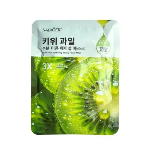ماسک ورقه ای کیوی سادور SADOER مرطوب کننده 25 گرم