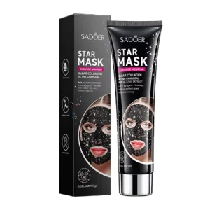 ماسک ذغال سادور Sadoer Star Mask حاوی کلاژن 100 گرم