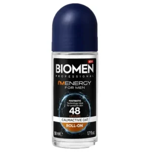 رول ضدتعریق مردانه بیومن BIOMEN I'MENERGY مناسب پوست حساس 50 میل