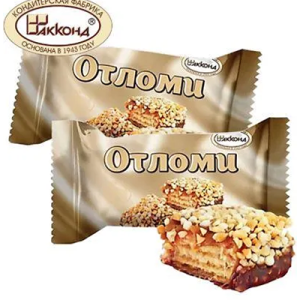 ویفر شکلاتی کاراملی  اوتلومی  آکوند Akkond OTLOMI با کرم کارامل شیری و شکلات سفید