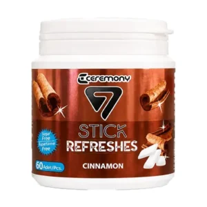 آدامس بدون شکر استیک STICK REFRESHES با طعم دارچین 60 عددی