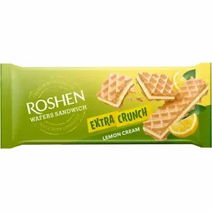 ویفر روشن Roshen Extra Crunch با طعم لیمو 142 گرم