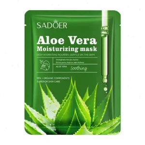 ماسک ورقه ای آلوئه ورا سادور SADOER مرطوب کننده 25 گرم