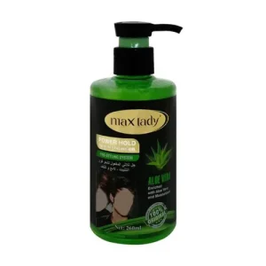 ژل مو مکس لیدی Maxlady مدل آلوئه ورا 260 میل
