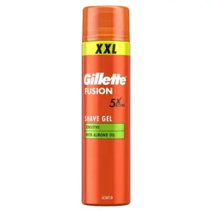 ژل اصلاح ژیلت فیوژن 5 Gillette Fusion پوست حساس 240 میل