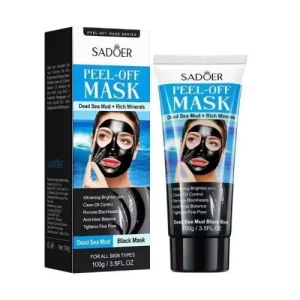 ماسک جوش سرسیاه صورت سادور SADOER peel-off حاوی گل دریا 100 گرم