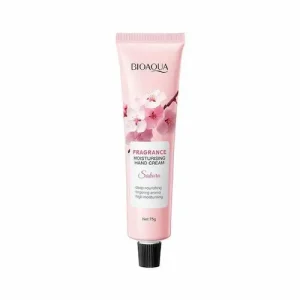 کرم مرطوب‌کننده دست بیوآکوا BIOAQUA Sakura مناسب پوست خشک و زبر 75 گرم
