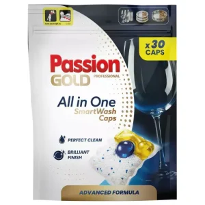 قرص ماشین ظرفشویی پازیون گلد Passion Gold بسته 30 عددی