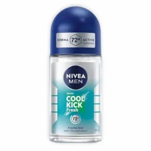 رول ضدتعريق مردانه نیوآ NIVEA Cool Kick Fresh با رایحه‌ خنک و انرژی‌بخش 50 میل