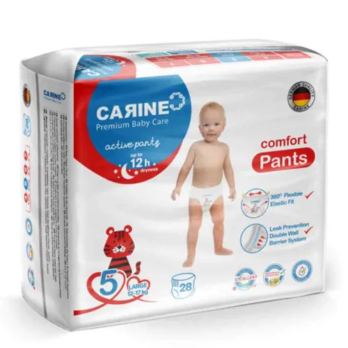 Dg1C7XWUNXZniNxuqvv5ymXjyqdIRqEkrPWMEltMdCwZo8jdvH.jpg_800X800X70 پوشک شورتی کارین Carine سایز 5 بسته 32 عددی - Image 1