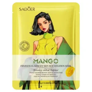 ماسک ورقه‌ای سادور SADOER Mango ضد چروک 25 گرم