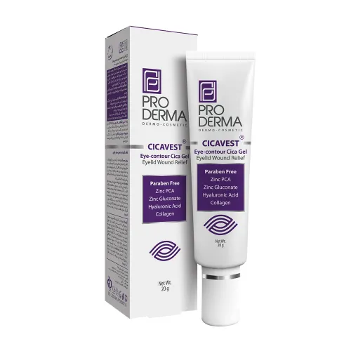 ترمیم-چشم-1 ژل التیام دهنده دور چشم پرودرما PRODERMA ترمیم پلک بلفارو پلاستی 20 میل - Image 1