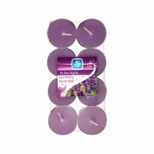 شمع وارمر tea lights با رایحه اسطوخودوس - بسته 16 عددی