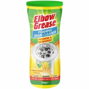 تمیزکننده فومی لوله‌های فاضلاب البو گریس Elbow Grease با رایحه تازه لیمو 500 گرم