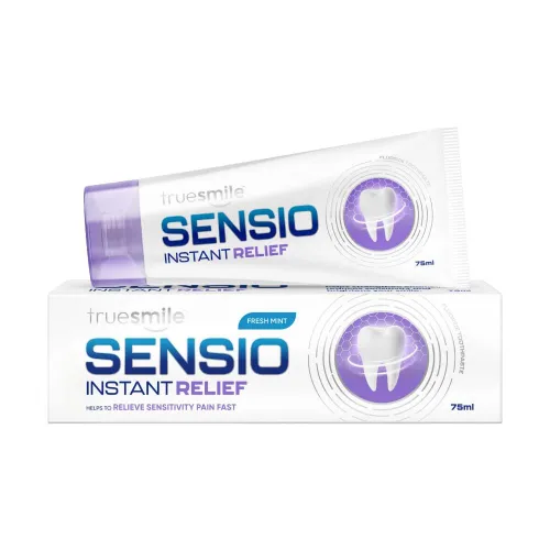 51tDnS4OaYL خمیر دندان ترو اسمایل Truesmile Fresh Mint مناسب دندان های حساس 75 میل - Image 1