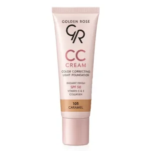 سی سی کرم گلدن رز GOLDEN ROSE Caramel شماره (105) 30 میل